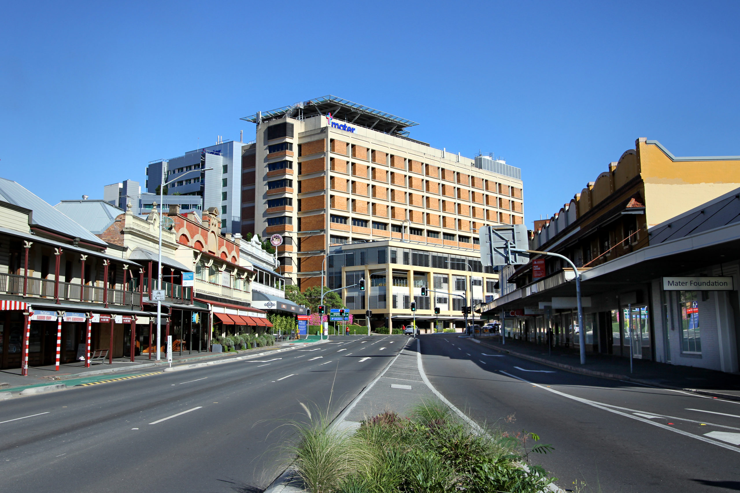 Mater hospital building in South Brisbane.