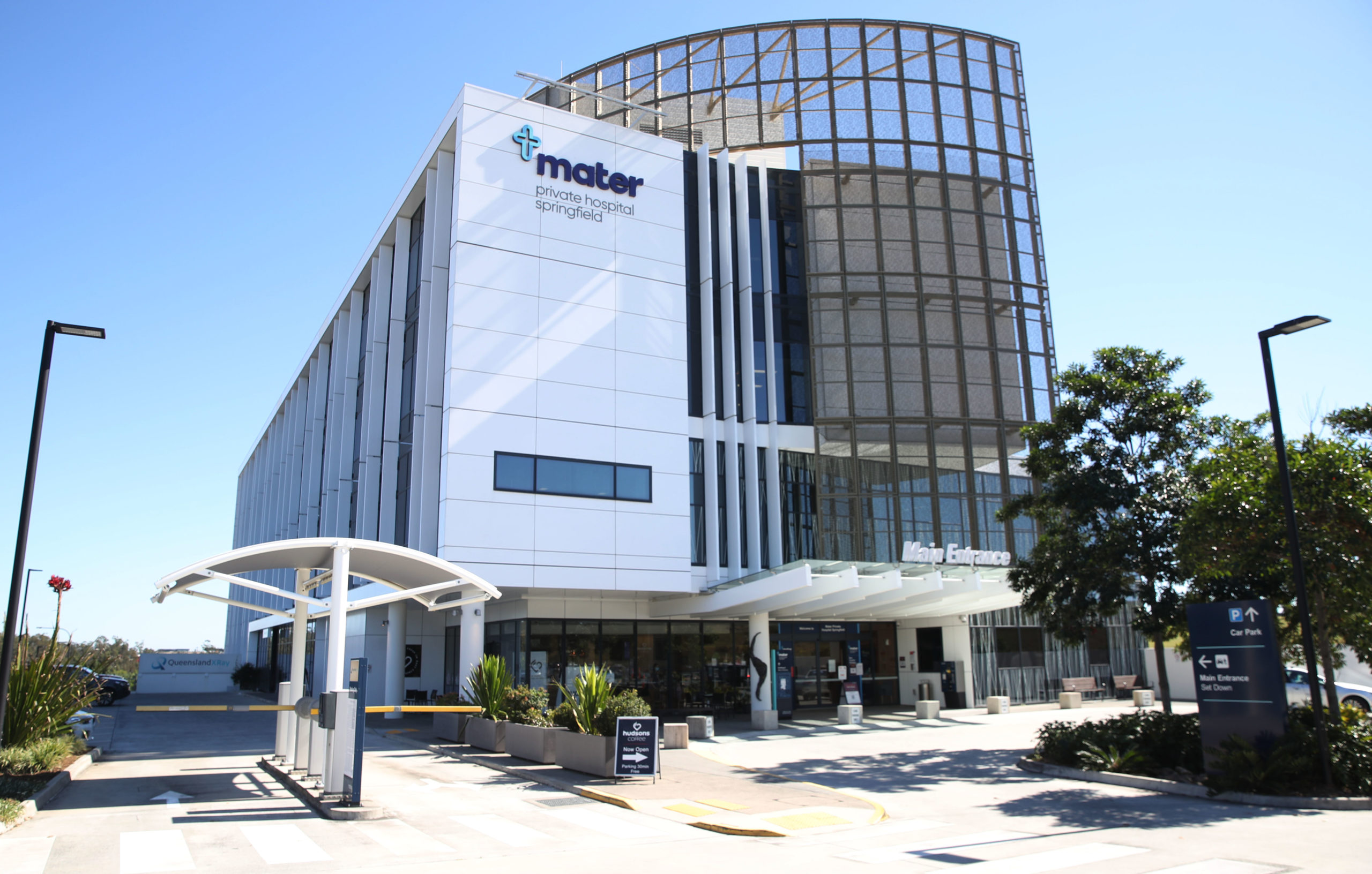 Mater Private Hospital building in Springfield.