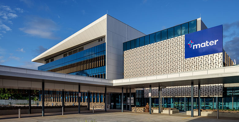 Mater Private Hospital building in Townsville.