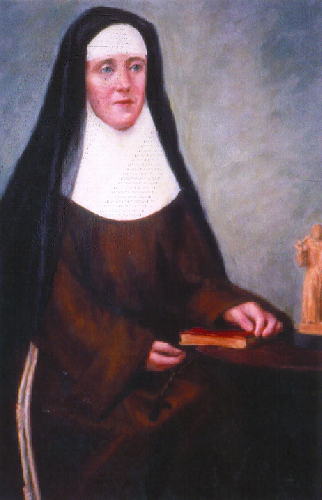 A painting of Elizabeth Hayes.