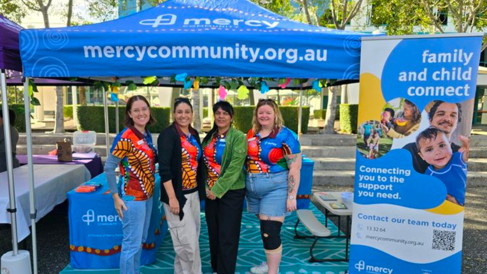 Mercy Community staff supporting NAIDOC Week.