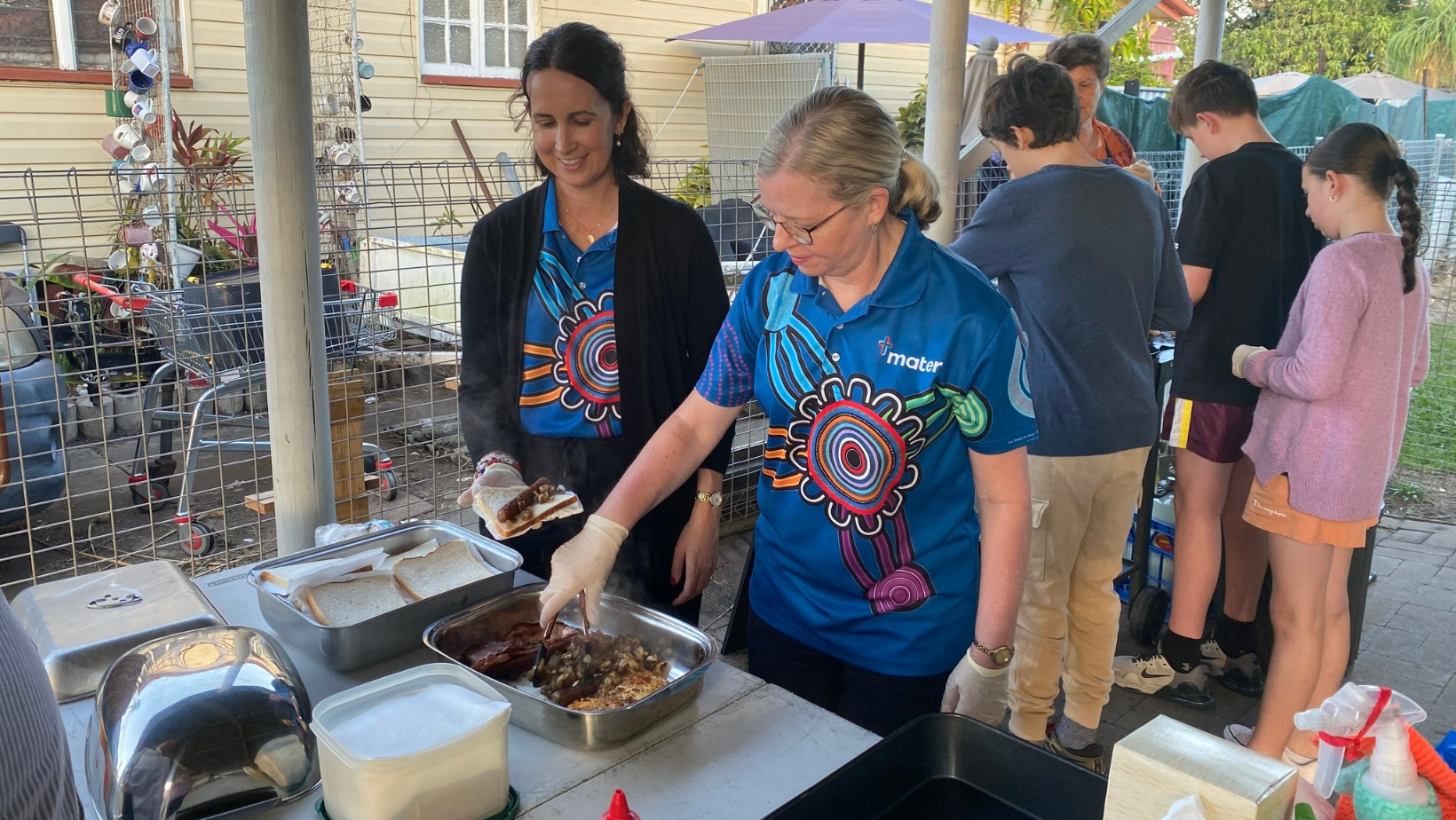 Mater Mackay supporting the Brekky Van 2
