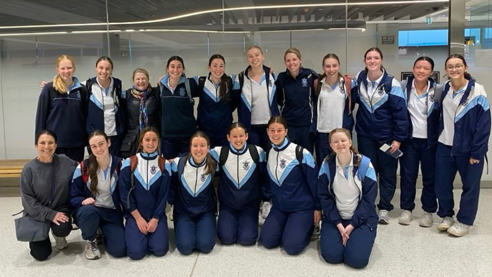 Monte students departing from Timor-Leste.