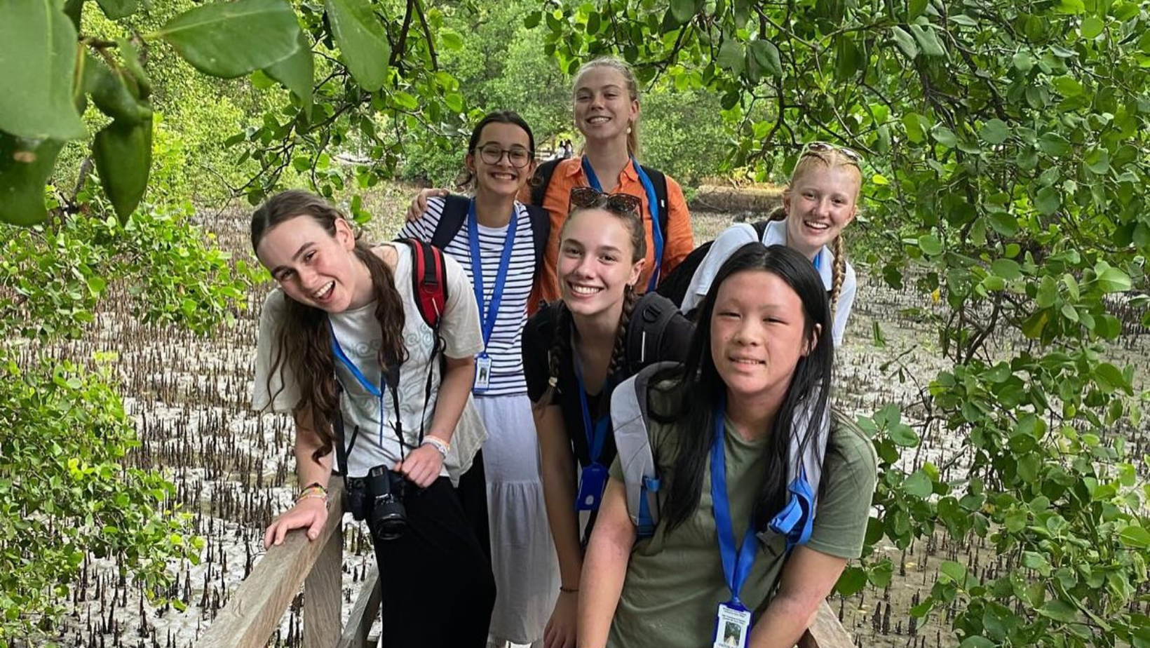 Monte students exploring the local area.