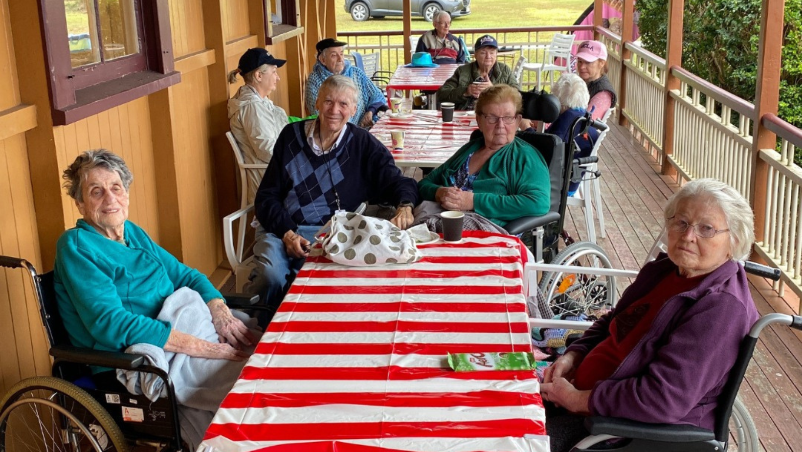 Residents enjoying the Ekka.