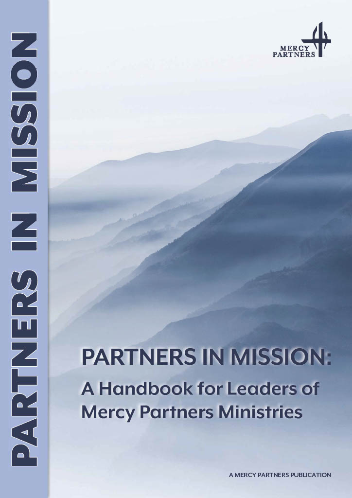 FrontCover_PiMsBlueAHandbookforLeadersofMercyPartnersMinistries