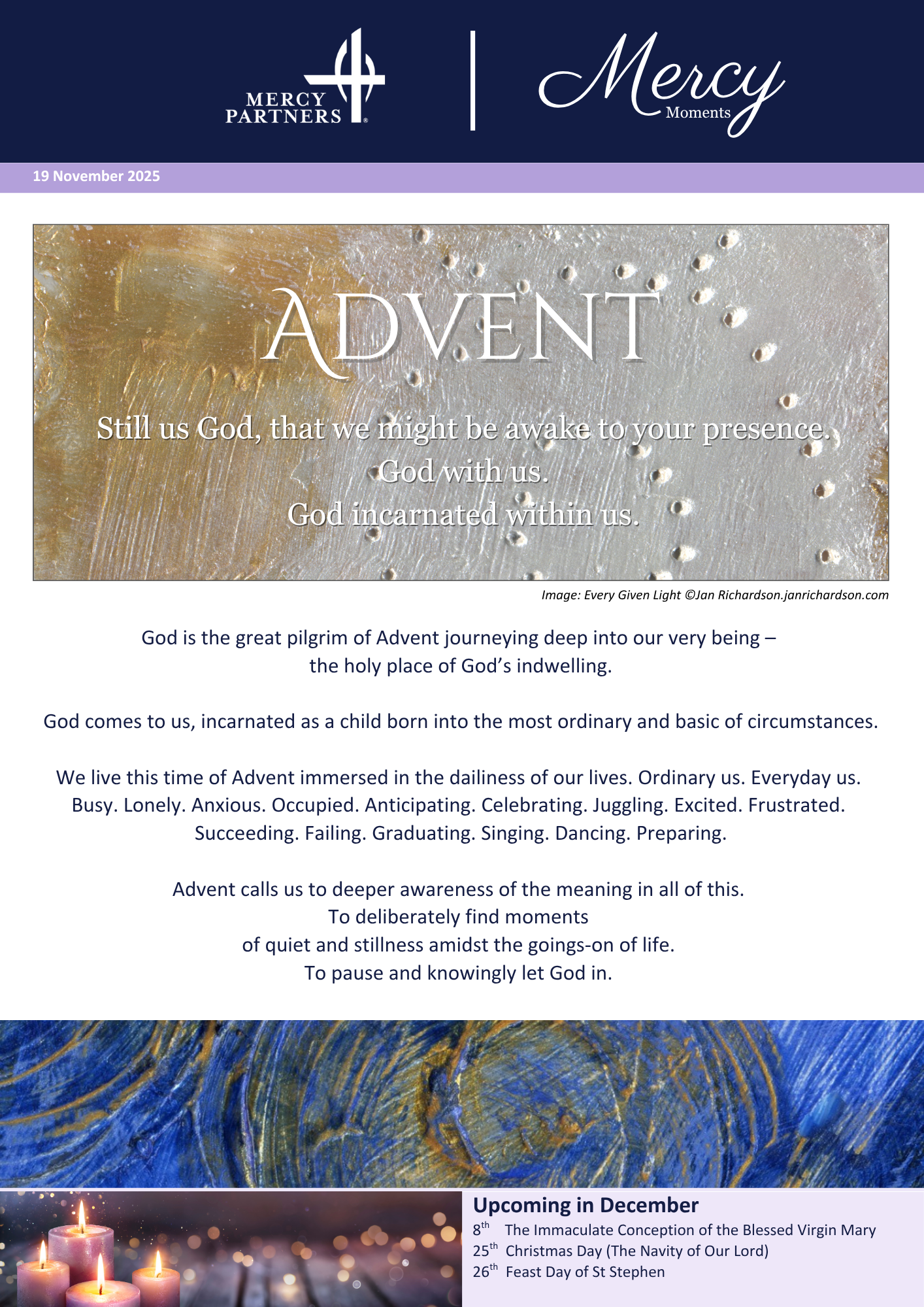 November- Mercy Moments